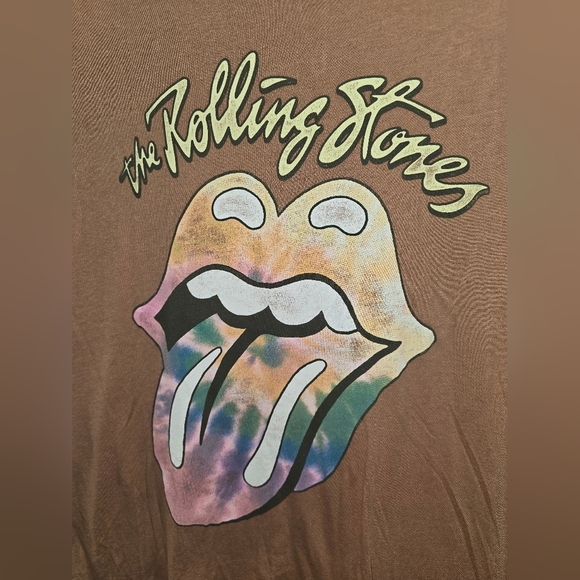 LetLuv for Anthropologie Rolling Stones Graphic T Shirt, Size Small - Picture 5 of 5